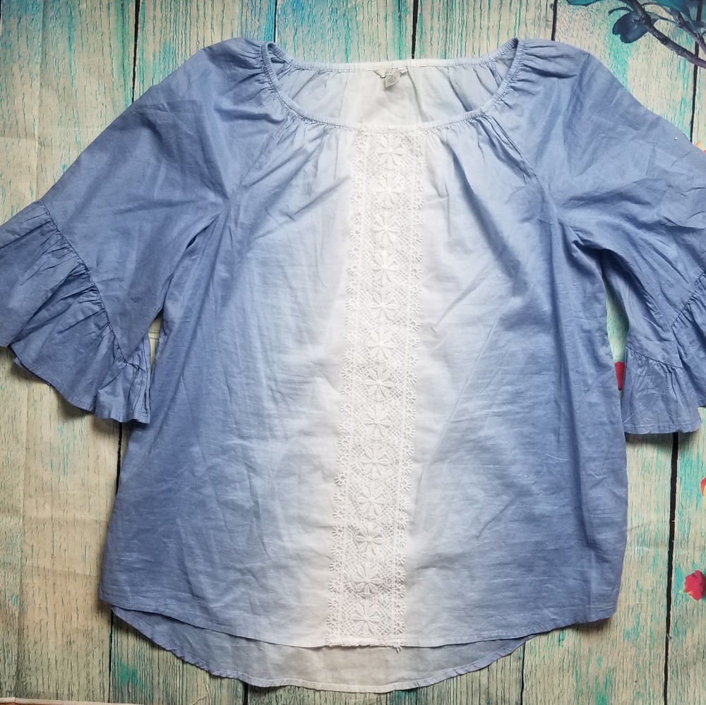 Est. 1946 Ombre Gradient Peasant Top Size - image 1